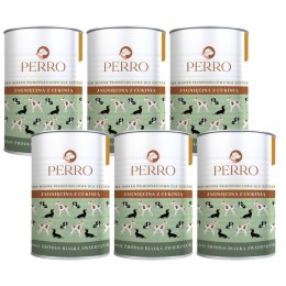 Perro JUNIOR Jagięcina z cukinią 6x400g dla szczeniąt