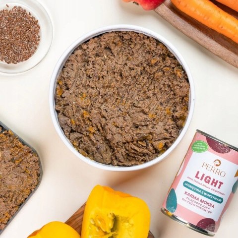 Perro LIGHT JAGNIĘCINA WARZYWA karma mokra dla psa 6X800g