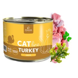 Pokusa CatLine karma mokra Turkey/Indyk 200g ADULT