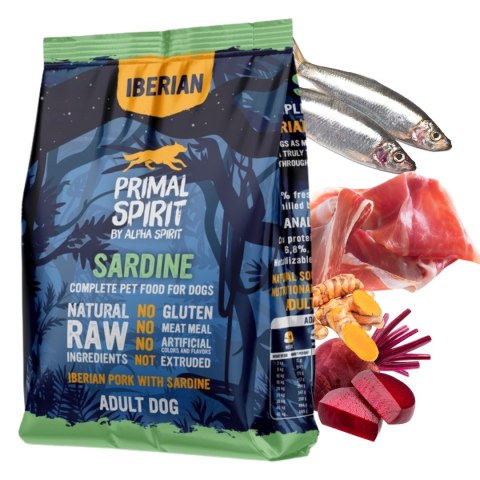 Primal Spirit Iberian Sardine SARDYNKI 1kg