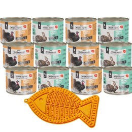 WIEJSKA ZAGRODA Kociak KRÓLIK INDYK 12X200G MATA GRATIS