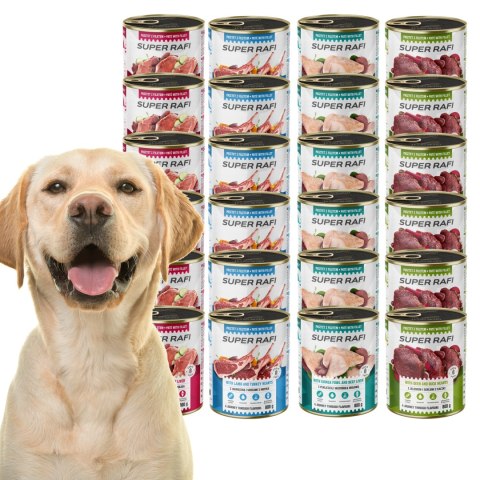 ZESTAW SUPER RAFI 12X800 NOWE PYSZNE MIĘSNE SMAKI duży zapas