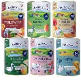 BALTICA Smaki Regionów 6x400g karma mokra dla psa MIX smaków