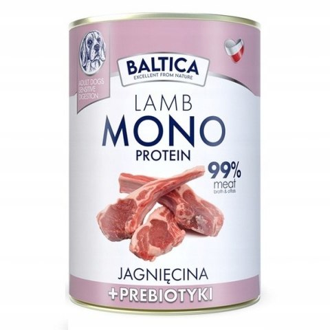 Baltica Nutraceutic 12x400 MONOBIAŁKOWA lamb rabbit venison ZESTAW