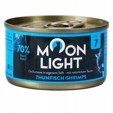 MOONLIGHT DINNER Nr7 Puszka DLA KOTA TUŃCZYK I KREWETKI 80g