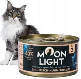 Moonlight Dinner Nr 2 Tuńczyk Kurczak Krewetki 80 g