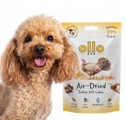 Ollo AIR-DRIED SOFT TURKEY CUBES 80G pyszne smaczki
