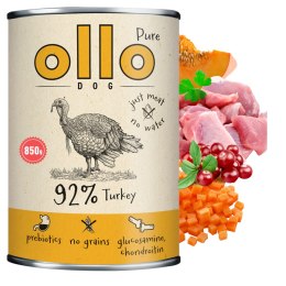 Ollo Pure TURKEY Indyk MONOBIAŁKOWY 850g