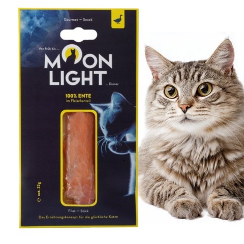 Przysmak dla Kota MOONLIGHT 100 % Filet z Kaczki Karma uzupełniająca 22g