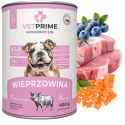 VETPRIME Monobiałkowa Wieprzowina 400g mokra karma dla psa bezzbożowa