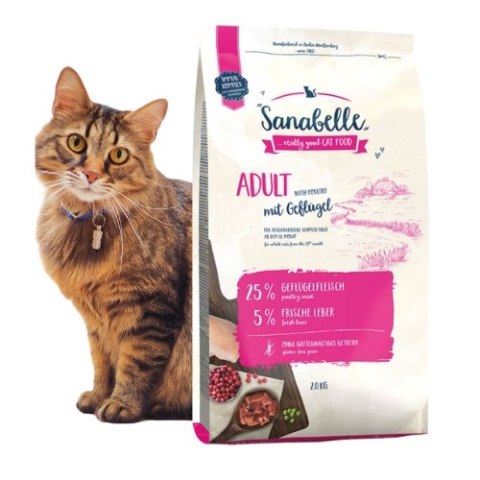 Sanabelle Adult Drób 400g sucha karma dla kota