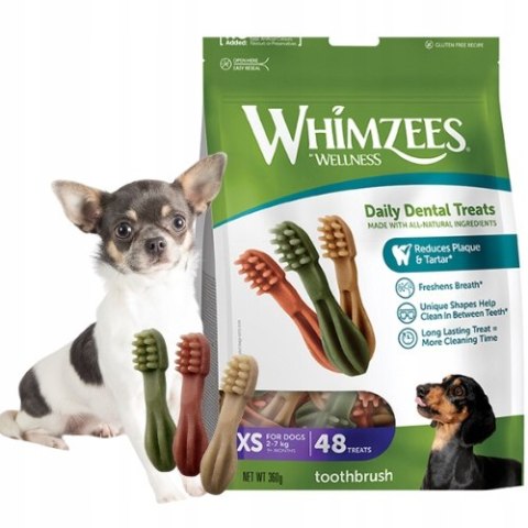 Whimzees przysmak dentystyczny psa szczoteczka XS