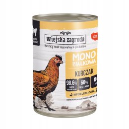 Wiejska Zagroda Monobiałkowa mokra karma dla kota Kurczak 400g