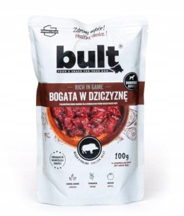 BULT saszetka mielonka bogata w dziczyznę 100G DLA MAŁYCH RAS