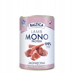 BALTICA MONOBIAŁKOWA KARMA DLA PSA JAGNIĘCINA 400G PUSZKA MOKRA