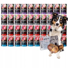 DOLINA NOTECI Karma mokra RAFI MIX Smaków 24 x 500g najlepsze smaki