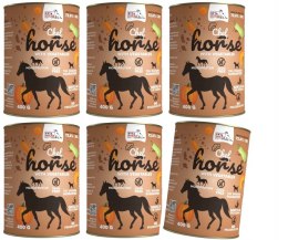Syta Micha CHEF HORSE HYPOALERGICZNA KONINA MONOPROTEINOWA KARMA 6x400G