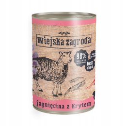 Wiejska Zagroda dla kota dorosłego 12x400 kurczak z kaczką jagnięcina