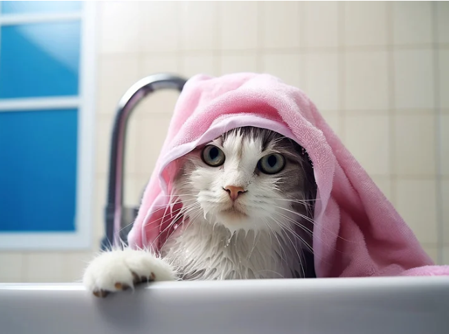 Jak kąpać kota bez stresu – poradnik behawiorysty
